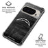 NFL Los Angeles Chargers Black & White Pixel 9/9 Pro Clear Case